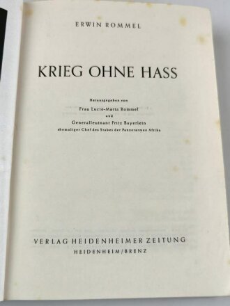 Feldmarschall Rommel " Krieg ohne Hass"