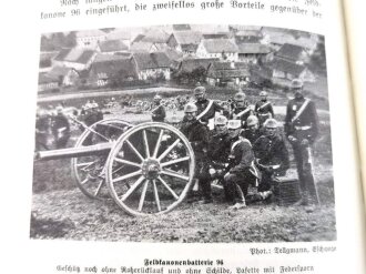 "Der Aufstieg der Artillerie bis zum Großen Kriege" 1938 mit 187 Seiten