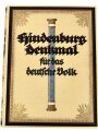 "Hindenburg Denkmal für das deutsche Volk" Vaterländischer Verlag, 1925 mit 434 Seiten