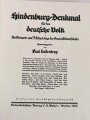 "Hindenburg Denkmal für das deutsche Volk" Vaterländischer Verlag, 1925 mit 434 Seiten