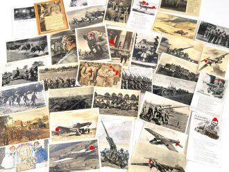 Konvolut 35 Ansichtskarten aus der Zeit des 2.Weltkrieg