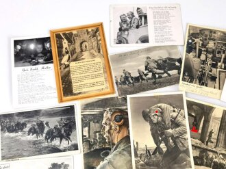 Konvolut 35 Ansichtskarten aus der Zeit des 2.Weltkrieg