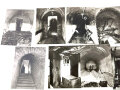 Deutschland nach 1945 "Obersalzberg, Bunkeranlagen nach der Zerstörung"Kunstverlag F.G.Zeitz , Königsee. 16 Kleinphotos, komplett