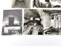 Deutschland nach 1945 "Obersalzberg, Bunkeranlagen nach der Zerstörung"Kunstverlag F.G.Zeitz , Königsee. 16 Kleinphotos, komplett