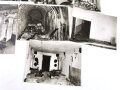 Deutschland nach 1945 "Obersalzberg, Bunkeranlagen nach der Zerstörung"Kunstverlag F.G.Zeitz , Königsee. 16 Kleinphotos, komplett