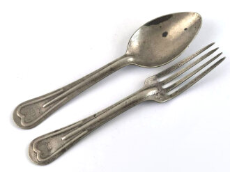 U.S. 1911 dated fork and spoon made by RIA