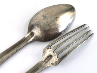 U.S. 1911 dated fork and spoon made by RIA