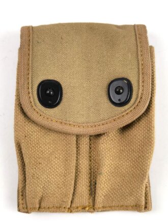 U.S. Army WWI, AEF Ammunition Pouch M1918 for .45 automatic pistol " U.S.M.C. PHILA. DEPOT"