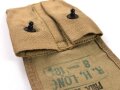 U.S. Army WWI, AEF Ammunition Pouch M1918 for .45 automatic pistol " U.S.M.C. PHILA. DEPOT"