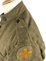 U.S. WWI wool service tunic. The soldier was an Engineer and part of the AEF in the 33rd Army Division. tunic made by "Leibowitz Brothers, Brookly New York 1918"