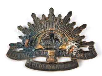 Australien,"Australian commonwelth Military Forces" Badge third pattern 1904 was worn throughout both World Wars. Large size 44mm high