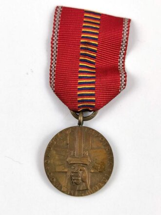 Rumänien,  Medaille Kreuzzug gegen den Kommunismus 1941, am Band