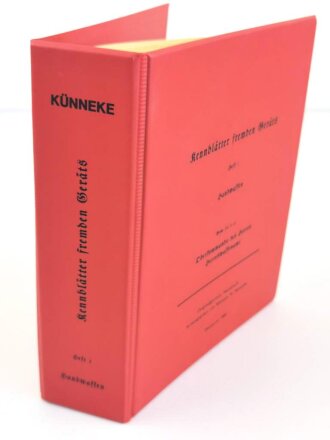 "Kennblätter fremden Geräts Heft 1 Handwaffen" Nachdruck von 1941, 384 Seiten, DIN A5