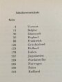 "Kennblätter fremden Geräts Heft 1 Handwaffen" Nachdruck von 1941, 384 Seiten, DIN A5