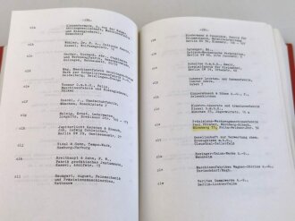 "Liste der Fertigungskennzeichen für Waffen, Munition und Gerät" Nachdruck von 1944, 782 Seiten, DIN A5