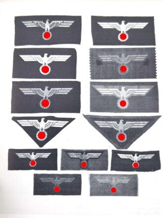 "Insignia of the Third Reich - Cloth Badges and Emblems" 144 Seiten, englisch, über DIN A5, gebraucht