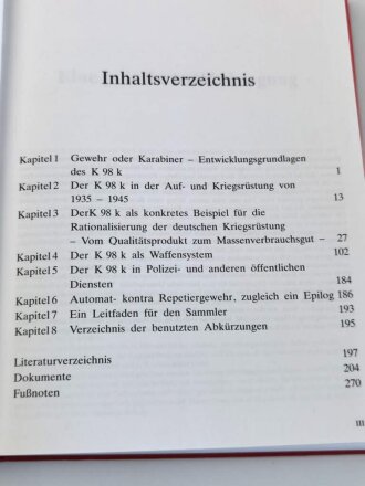 "Das System Adalbert - Der K 98 k", 280 Seiten, über DIN A5