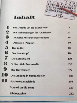 "Operation Overloard -  Die Landung der Alliierten in der Normandie 1944", 224 Seiten, über DIN A4