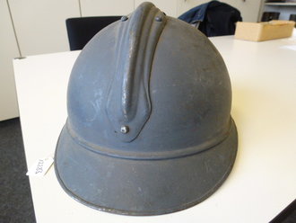 Frankreich 1.Weltkrieg Adrian Stahlhelm, Originallack, unberührtes Stück