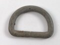 Eiserner D-Ring Wehrmacht, feldgrauer Originallack, Lange Seite 34 mm, sie erhalten ein ( 1 ) Stück