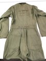 U.S. WWII , Armored troops HBT work suit 1st pattern. Size 36L, named to "M.A. Horn Instructor" Very good condition, no label