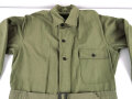 U.S. WWII, Armored troops HBT Suit. Second pattern as per 1943 specification. Size 44R, very good condition, label faded