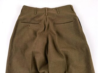 U.S.1945 dated Trousers, field, wool, size 30x31. Some moth damage