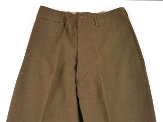 U.S.1945 dated Trousers, field, wool, size 30x31. Some...