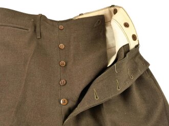 U.S.1945 dated Trousers, field, wool, size 30x31. Some moth damage