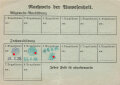 Reichsluftschutzbund Landesgruppe Nordmark "Bescheinigung einer Laienhelferin aus Lübeck", datiert 1938, geknickt