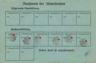 Reichsluftschutzbund Landesgruppe Südbayern "Bescheinigung über Teilnahme der Fachausbildung", datiert 1939