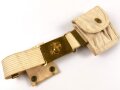 U.S.Marine Corps, Dress belt and buckle +, emblem style adopted in 1955. Total length as is 77 cm
