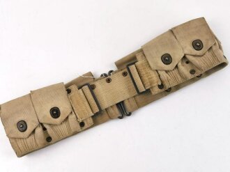 U.S. WWI,  10 pocket cartridge belt, used,  good condition