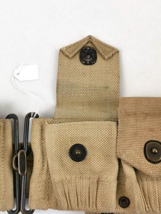 U.S. WWI,  10 pocket cartridge belt, used,  good condition