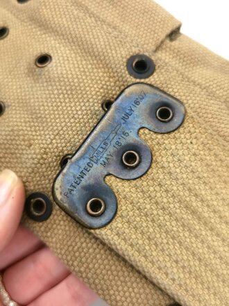 U.S. WWI,  10 pocket cartridge belt, used,  good condition