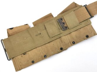 U.S. WWI 1918 Dated Browning BAR Magazine Belt by L.C.C. & Co, for 2nd assistant gunner