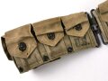 U.S. WWII cartridge belt for M1 rifle, 10 pocket, well used