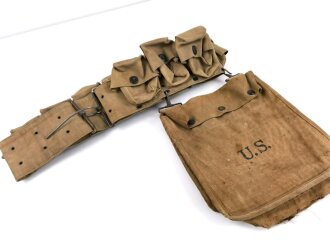 U.S. WWI, Model 1917  enlisted medical belt with unusual...