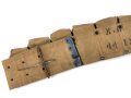 U.S. WWI, Model 1917  enlisted medical belt with unusual pouch attached. Buckle damaged with old " repair" hard to find