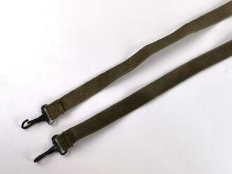 U.S. Marine Corps WWII, pair of non matching suspenders, used