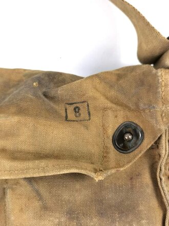 U.S. WWI,  gasmask in bag , model CEM ( Corrected english model) Mask and tube dryed out, used