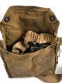 U.S. WWI,  gasmask in bag , model CEM ( Corrected english model) Mask and tube dryed out, used