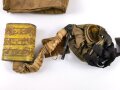 U.S. WWI,  gasmask in bag , model CEM ( Corrected english model) Mask and tube dryed out, used