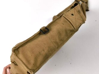 U.S. WWI,  gasmask in bag , model R.F.K. ( Richardson-Flory-Kops ) Mask and tube dryed out and defect, used