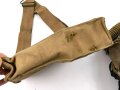 U.S. WWI,  gasmask in bag , model R.F.K. ( Richardson-Flory-Kops ) Mask and tube dryed out and defect, used