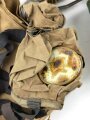 U.S. WWI,  gasmask in bag , model R.F.K. ( Richardson-Flory-Kops ) Mask and tube dryed out and defect, used