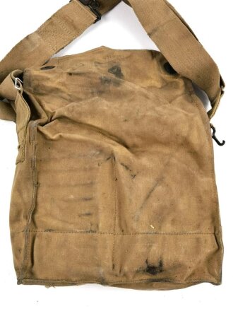 U.S. WWI,  gasmask in bag , model CEM ( Corrected english model) tube dry, mask good