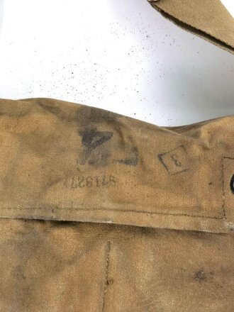 U.S. WWI,  gasmask in bag , model CEM ( Corrected english model) tube dry, mask good