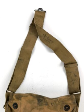 U.S. WWI,  gasmask in bag , model CEM ( Corrected english model) tube dry, mask good