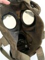 Gasmaske mit Filter Wehrmacht, guter Zustand